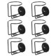 thumbnail image 1 of Uxcell 6Pcs Soporte Magnético para Tazas, Soporte para Bebidas para Tractor, Cortacésped, Camión, Coche, Nevera, Montaje en Superficie de Doble Uso, 1 of 6