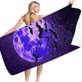 thumbnail image 2 of Riecok Halloween Beach Towels Beach Summer Oversized Microfiber Beach Towel Bath Towels Multicolor Blue Free Size, 2 of 4