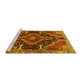 thumbnail image 2 of Ahgly Company Machine Washable Indoor Rectangle Persian Yellow Traditional Area Rugs, 3' x 5', 2 of 4