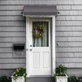 thumbnail image 2 of Awntech 3.38 Ft Charleston Sloped Fixed Awning with Scrolled Iron Arms (40.5in x 36in x 36in), Gunmetal, 2 of 3