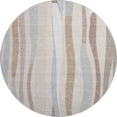 thumbnail image 2 of Addison Rugs Mayfield Premium Machine Washable Transitional Stripes Beige Round Rug, 8' x 8', 2 of 6