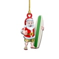 thumbnail image 1 of Decoraciones de Árbol de Navidad Colgante de Decoración de Fiesta de Vacaciones, 10x10cm Acrílico Lindo Formas Ornamentos para Corona de Árbol Chimenea Puerta Pared Escalera Barandilla Luces Del Árbol, 1 of 3