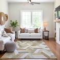 thumbnail image 6 of Addison Rugs Mayfield Premium Machine Washable Transitional Geometric Tan Rectangle Rug, 10' x 14', 6 of 6