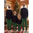 thumbnail image 6 of Family Christmas Pajamas Matching Set Long Sleeve Crew Neck Shirt and Pants, 6 of 8