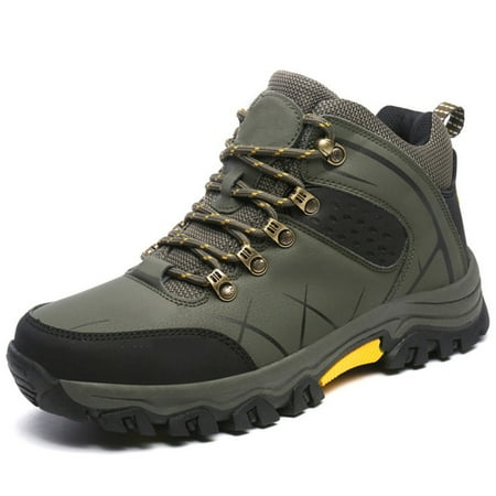 

Winter Boots for Men Warm Shoes Warm Leather Waterproof Cold Snow Boots Outdoor Cotton Sneakers 43