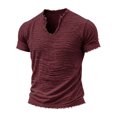 thumbnail image 6 of Akiihool Men's Summer T-Shirts Men's Premium Crew Neck T Shirt Fresh Classic Tee Wine,XXXL, 6 of 8