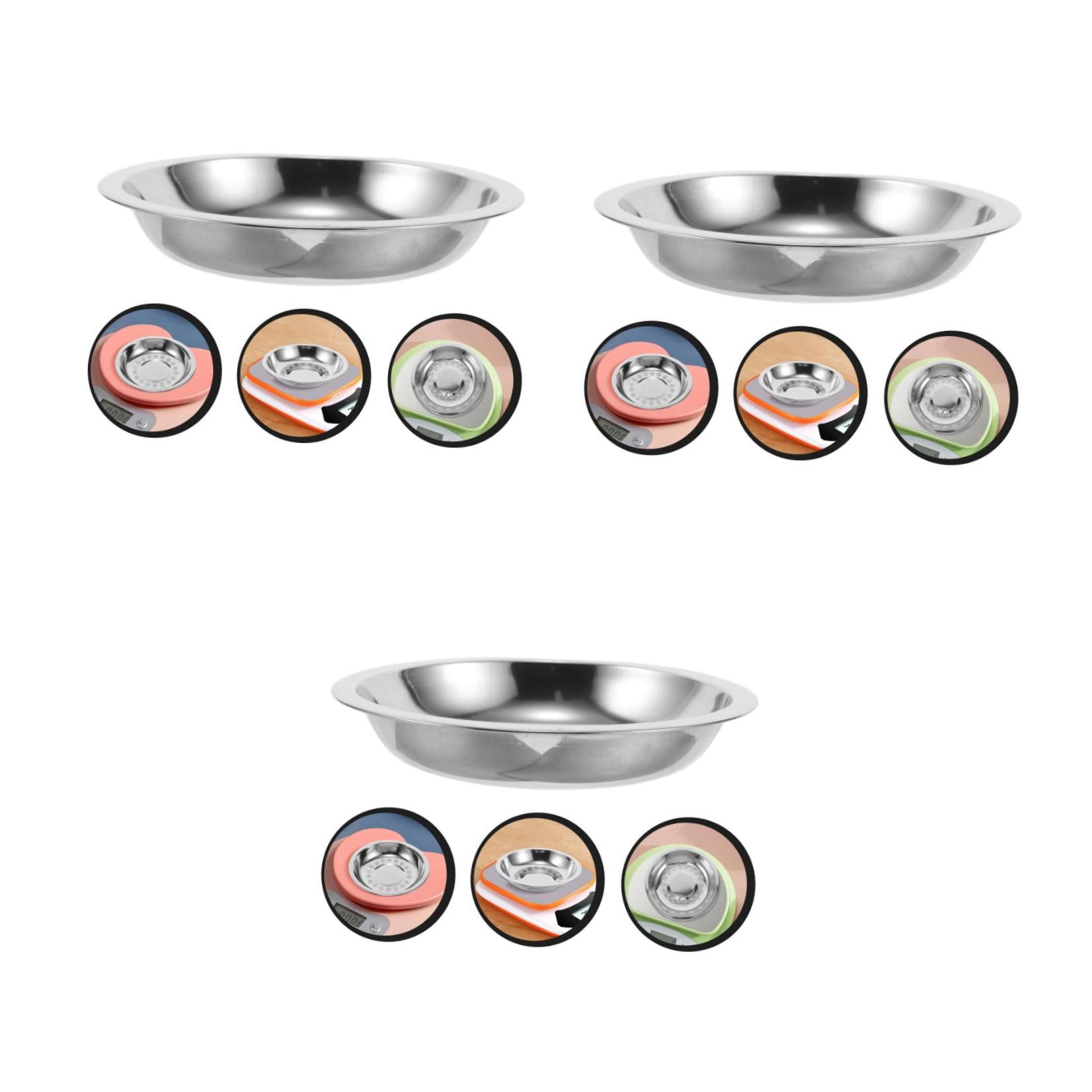 Masteelf 12-Piece Stainless Steel Weighing Scale for Kitchen Electronic Scales, Measuring Dishes, and Balance Cups Accessories