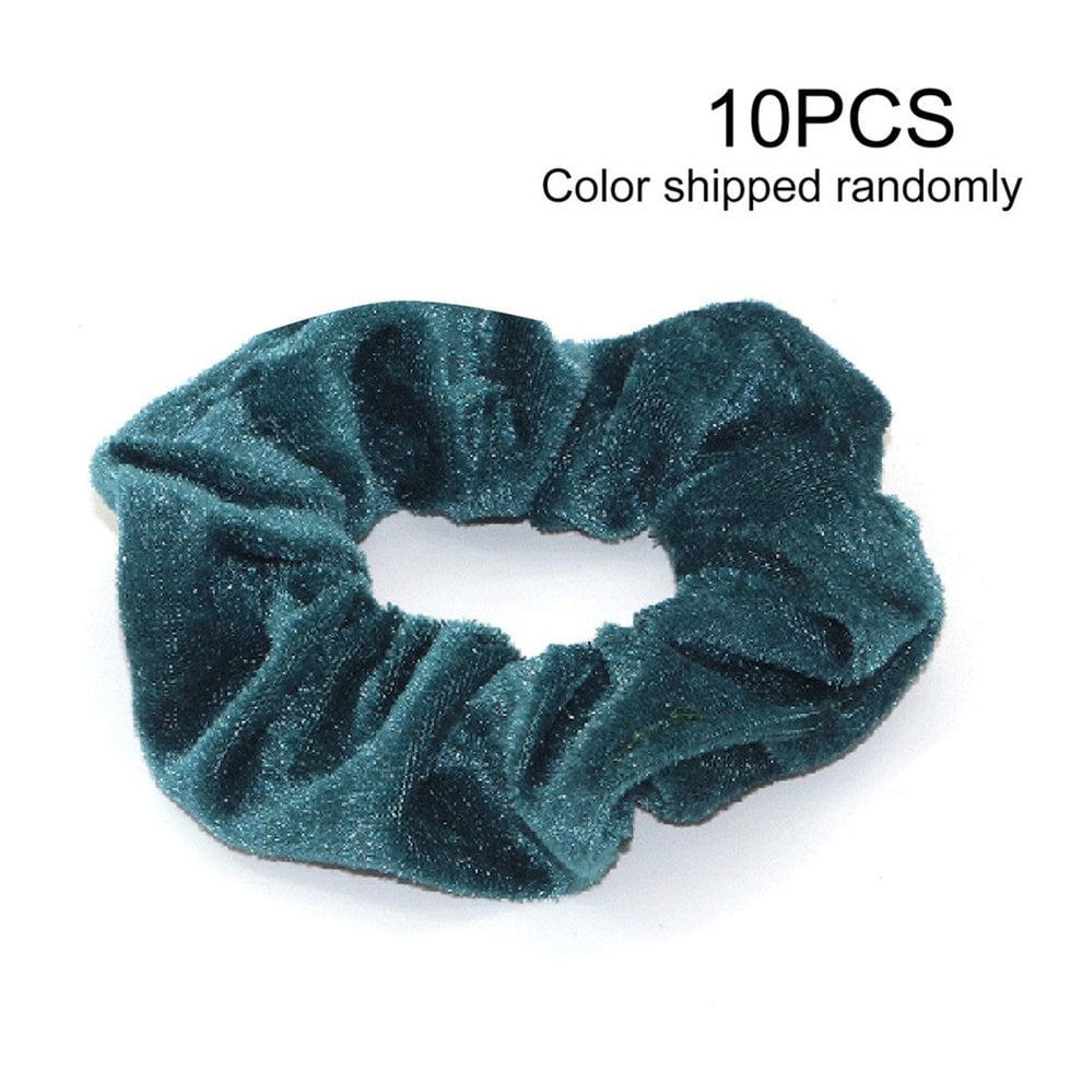 Boots Girls Thin Blue Hair Pony Bands Bobbles 10Pcs Styling Essentials NEW 