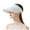 White, variant on Riforla Summer Wide Brim Straw Visor Sun Hat Beach Cap Beach Hats for Women White
