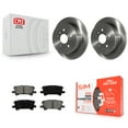 thumbnail image 1 of Transit Auto Rear Disc Brake Rotors and Semi-Metallic Pads Kit for Car Lexus RX350 Toyota Highlander RX330 RX400h K8S-101800, 1 of 11