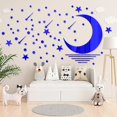 thumbnail image 2 of Stars Moon Wall Stickers, Waterproof Acrylic Mirror Removable Decals for DIY Home Decor, Living Room, Kid's Baby Bedroom & Bathroom Wall Art Mural, 2 of 4