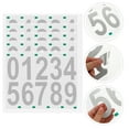 thumbnail image 2 of 5 Sheets Vinyl Numbers Stickers Trashcan Number Background Number Stickers for Mailbox Signs Window, 2 of 8