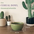 thumbnail image 2 of Mora Ceramic Artisan Matte Bowls For Kitchen 28oz - Bowl Set of 4 - Dishwasher, Microwave, Oven Safe - Safari Colors, 2 of 7