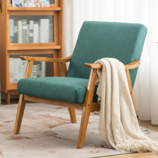 UWR-Nite Mid-Century Retro Modern Upholstered Lounge Chair Fabric