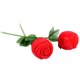 thumbnail image 2 of Rose Ring Box Romantic Style Jewelry Holder for Weddings and Engagements 22x5cm Display 2Pcs, 2 of 2