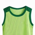 thumbnail image 6 of TOWED22 Boys' Active Clothes Outfits 2 Pieces Athletic Jersey Tank Top and Basketball Shorts Set Solid Color Summer Green,13-14 Y, 6 of 6