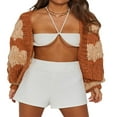 thumbnail image 3 of Femmes Oversize Manches Longues avant Cardigan Chunky Tricot Outwear, 3 of 7