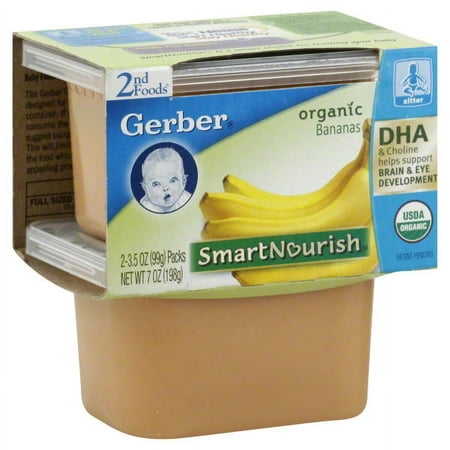Gerber Gerber 2nd Foods Smart Nourish Bananas 2 ea