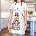 thumbnail image 4 of Happy 4th of July Patriotic Golden Retriever Marching Band Uniform Balloons Fireworks Apron Goldens Dog Lover Gifts Idea for Cooking Grilling Baking Painting Gardening - 13009, 4 of 5