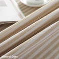 thumbnail image 4 of Nappe en Lin Trahoo-Coton Carrée Beige Rayée avec Pompons Nappe Bohème Carrée (Carré, 55 x 55 Pouces, Beige), 4 of 4