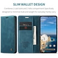 thumbnail image 3 of CaseMe Leather For Google Pixel 9A Case, Flip Wallet Leather Case with Card Holder Magnetic Closure Shockproof Kickstand Protective Phone Cases Cover For Google Pixel 9A,Blue,For Google Pixel 9A, 3 of 12