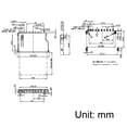 thumbnail image 4 of Conector de socket de tarjeta de memoria SD de cuerpo corto de 11 pines para montaje en PCB 10 piezas, 4 of 4