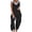 Black, variant on Vedolay Rompers For Women Dressy Jumpsuit for Womens Bodycon Zipper Sleeveless Tank One Piece Romper Playsuit,AG XL