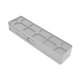 thumbnail image 5 of Organizador de condimentos para rejilla de estufa, espacio funcional para utensilios de cocina Gris, 5 of 9
