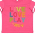 thumbnail image 4 of Inktastic Live Love Play the Trumpet Boys or Girls Toddler T-Shirt, 4 of 5