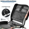 thumbnail image 4 of FORMRS Zipper Binder with Shoulder Strap 2-inch Ring 500 Sheet Capacity File Bag, Stars Flower, 4 of 5