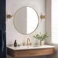 thumbnail image 4 of ANDY STAR Round Wall Mirror, 30 inch Gold Circle Mirror for Bathroom, 4 of 7