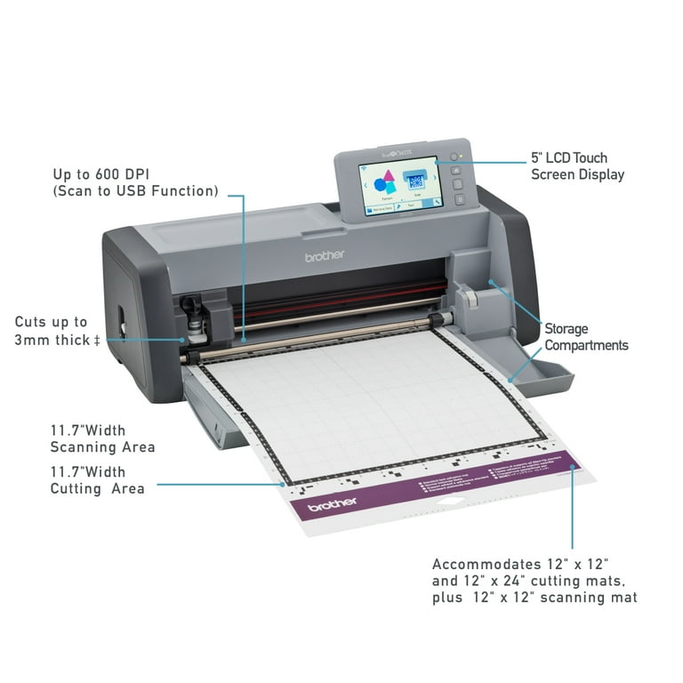 Brother ScanNCut DX SDX125EGY Electronic Cutting Machine Brother ScanNCut DX SDX125EGY Electronic Cutting Machine