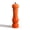 orange-red, variant on Gradient multi-color 8-inch manual pepper grinder, transparent plastic coarse salt grinder, kitchen and dining supplies
