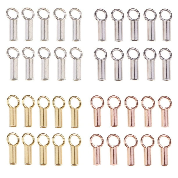 Jewelry end caps with loops sale