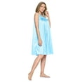 thumbnail image 2 of Casual Nights Women's Tricot Sheer Lace Sleeveless Nightgown, 2 of 4
