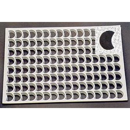 Thermo Cookie Cutting Sheet 1-7/8" Crescent 1/2 Moon 78/Sheet