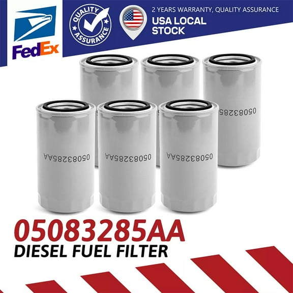 For 2004-2016 Dodge Ram 5.9L 6.7L Cummins Diesel Engine Oil Filter 5083285AA 6x