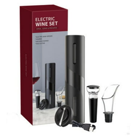 

Rdeuod Can Opener Electric Bottle Set Black Intelligent Automatic Wine