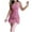 Pink, variant on YanHoo Women's Cocktail DressesSext Sleeveless Strappy Wrap Hip Dress Ladies Slim Summer Party Mini Dress