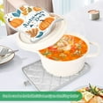thumbnail image 3 of Yayeee Pot Holders Kitchen Heat Resistant with Pocket 7"x9.8" Cotton Oven Cooking Hot Pads, Pumpkins Pattern, 3 of 7