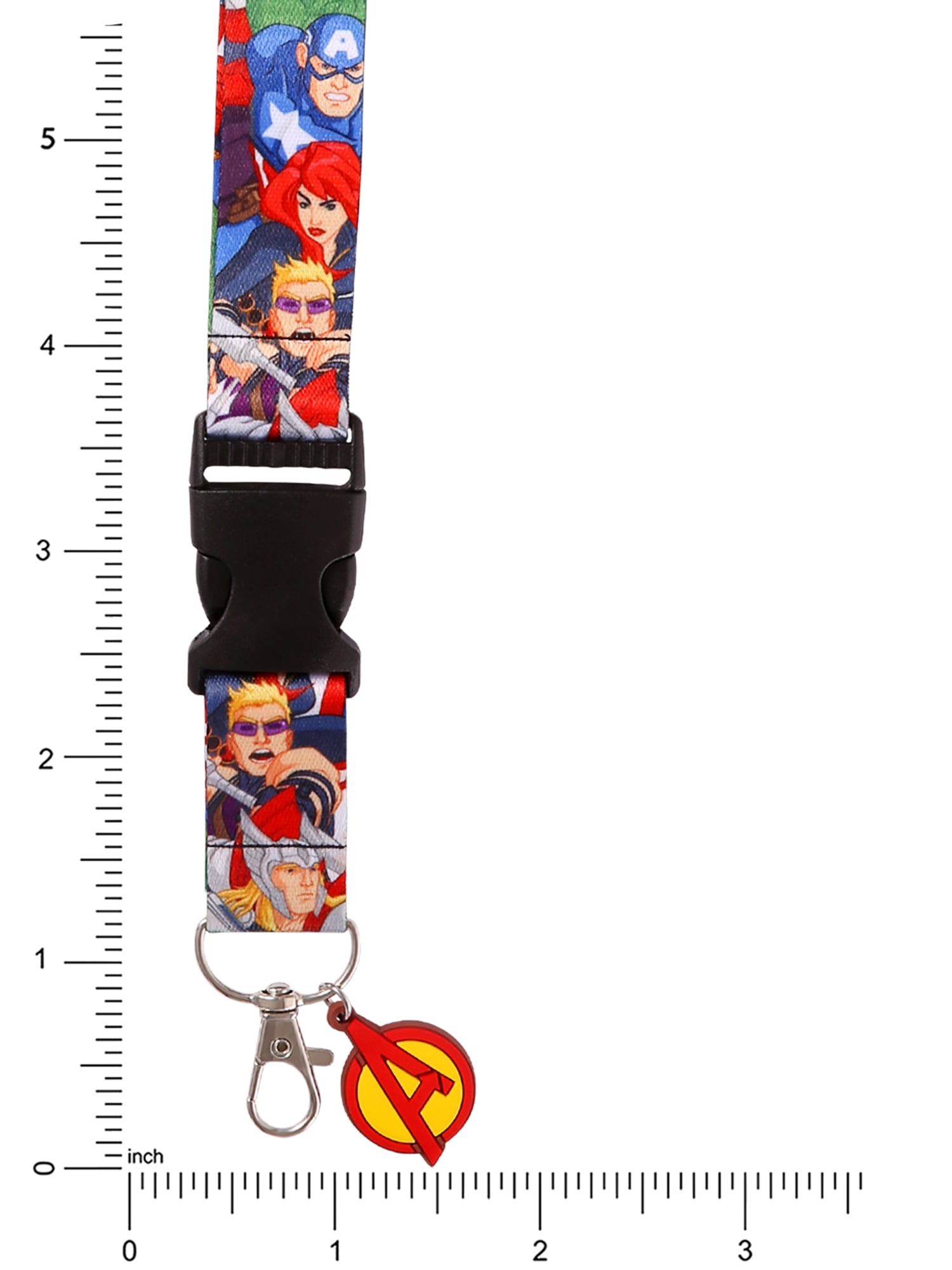 Marvel Men's Avengers Detachable Lanyard