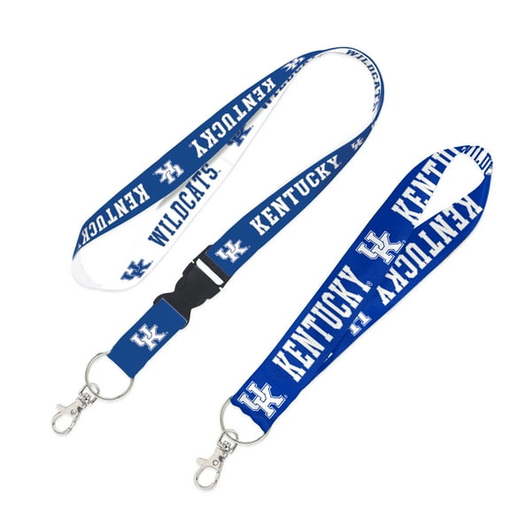WinCraft Kentucky Wildcats 2-Pack Lanyard with Detachable Buckle & Key Strap Set