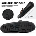 thumbnail image 5 of Ecetana Women's Loafer Flats Leather Slip-On Dress Shoes Work Business Casual Shoes, 5 of 7