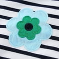 thumbnail image 5 of HWJAD Summer Dress for Girls Egg Flower A-Line Sundress Toddler Kids Striped Casual Dresses-4T, 5 of 9