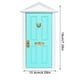thumbnail image 5 of Mini casa puerta pequeña maravillosa mini puertas de madera Modelos de muebles de madera en miniatura para la escena de DIY Muñeca Muebles para el hogar Craft Mint Green 1 Set kenally FN001811-01, 5 of 5