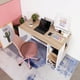 thumbnail image 5 of Escritorio de Computadora FurnitureR BRENTON MDF Blanco Haya, 5 of 7