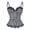Black, variant on Telankuip Leopard Print Lace Spaghetti Strap Corset Bustier Tops Tummy Control Push up Shapewear Bustiers for Halloween Party Lace-Up Back Body-Shaping Vintage Camisoles