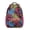 Rose-red-1, variant on Retro Botanical Waterproof School Backpack - Hawaiian Tropical Leaf Design for Lightweight Daily Use