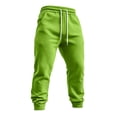thumbnail image 7 of Men's Jogger Sweatpants Drawstring Elastic Waist Casual Relaxed Fit Athletic Solid Color Lounge Trousers with Pockets, 7 of 7