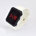 thumbnail image 1 of Reloj electrónico cuadrado con LED galvanizado, reloj para estudiantes, adultos, parejas, gafas de sol, reloj para niños, 1 of 5